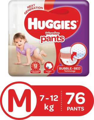 Huggies Wonder Pants Diaper - M(76 Pieces)