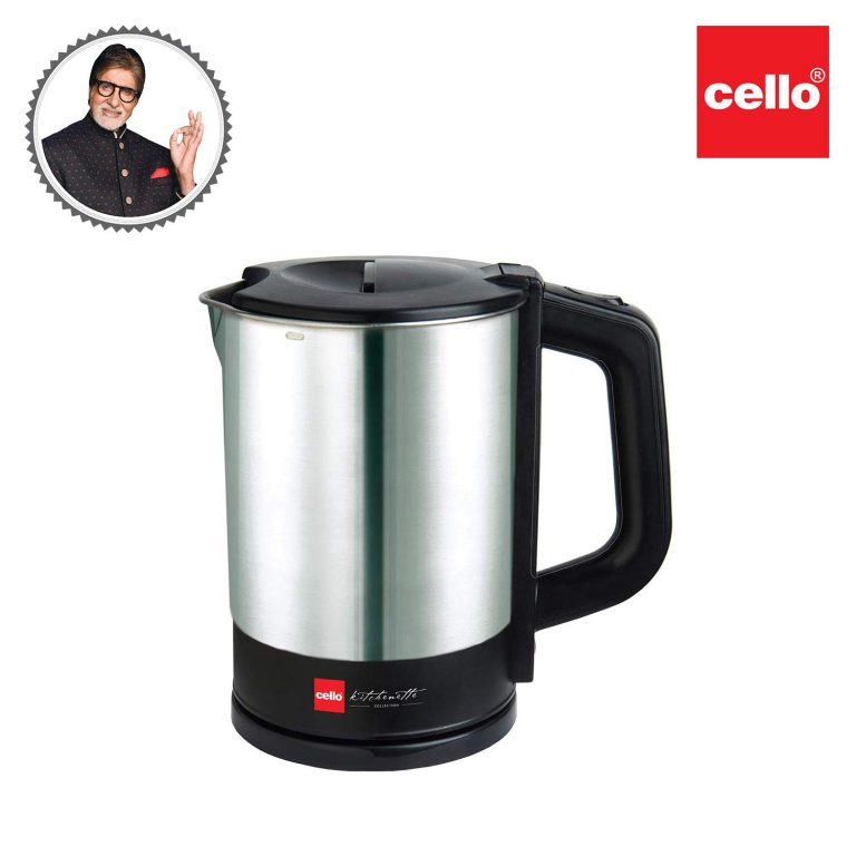 Cello Electric Kettle 1 Ltr 900 with1200W