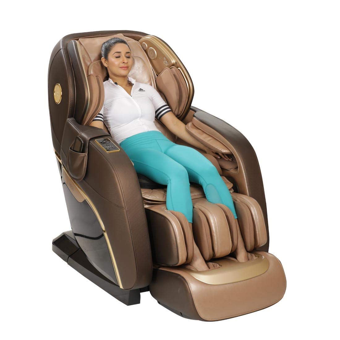 JSB MZ21 4D Massage Chair Zero Gravity For Home Stress Relief With Soft Rollers Music Bluetooth Chair 