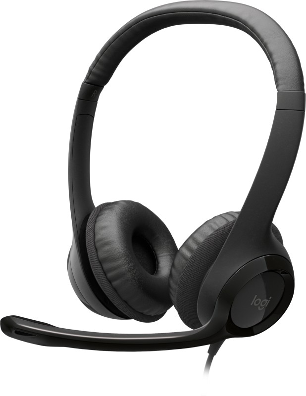 Logitech H390 USB Wired(Black, On the Ear)