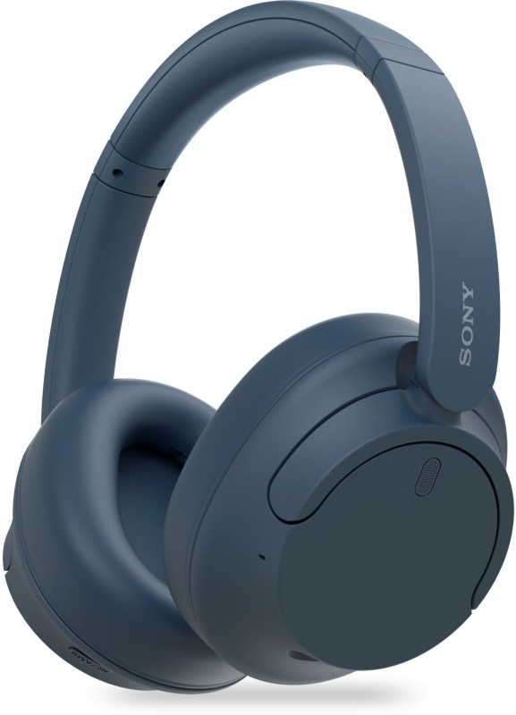 SONY WH-CH720N Active Noise Cancelling, 50 Hrs. Battery life, Multipoint Connection Bluetooth(Blue, On the Ear)