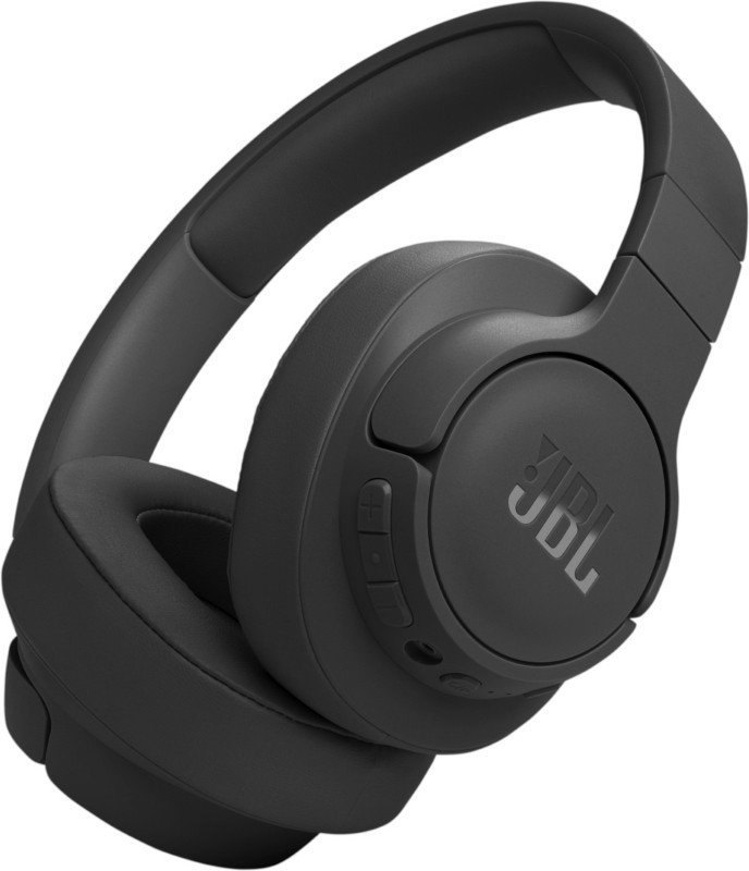 JBL Tune 770NC Active Noise Cancelling, 70Hr Playtime, Fast Pair & Multi Connect Bluetooth Gaming(Black, On the Ear)