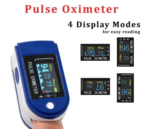 Pulse Oximeter Fingertip Oxygen and Heart Rate Monitoring