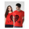 Printed Men & Women Couple T-Shirt